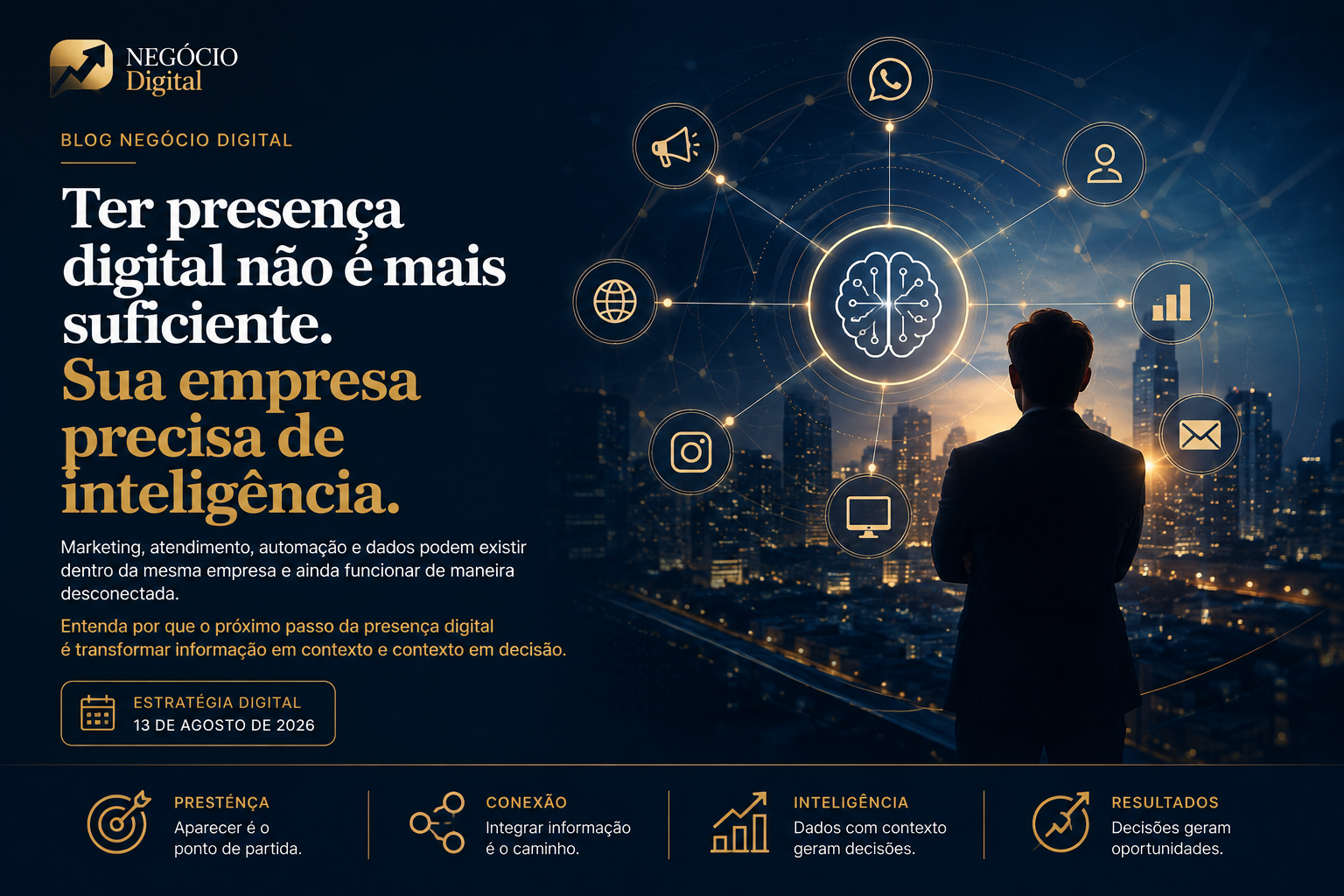 Presen&ccedil;a digital, conex&atilde;o e intelig&ecirc;ncia para empresas &mdash; Neg&oacute;cio Digital