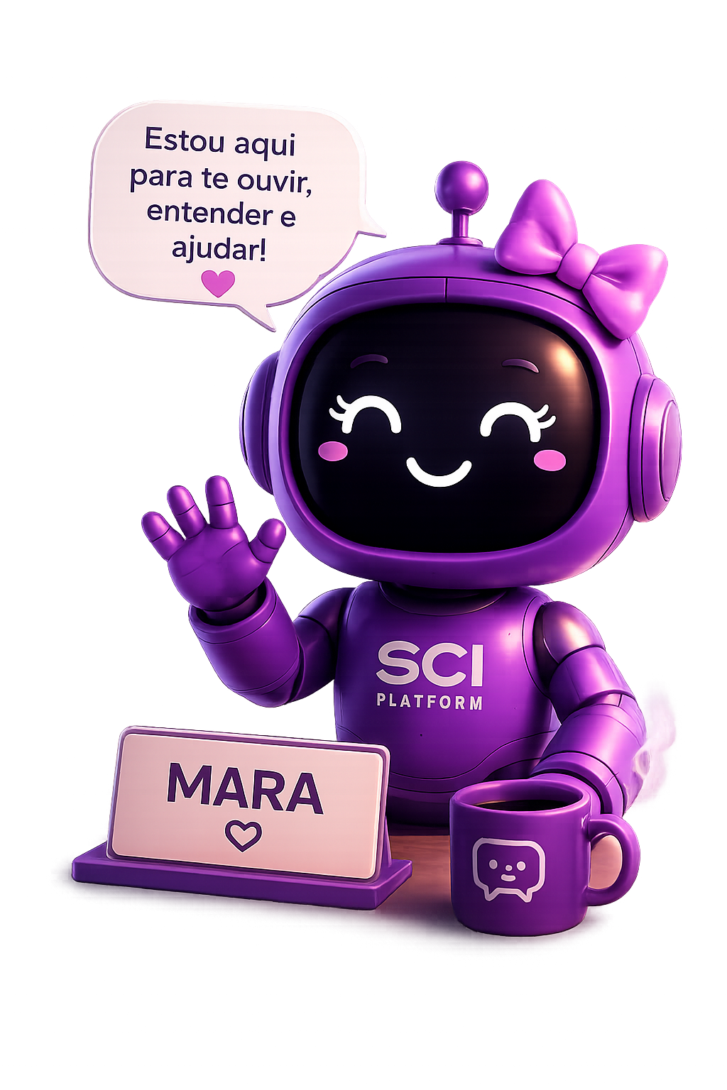 Mara, assistente conversacional do SCI Platform